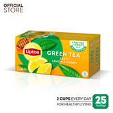 Lipton Green Tea Zesty Lemon & Honey Tea Bags 25s